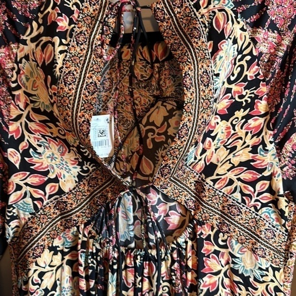 NWT Free People Stevie Tunic Black Combo size Small - Picture 6 of 12